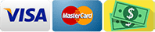 Visa MasterCard cash payment options